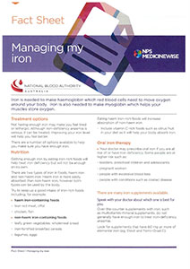 NBA MedicineWise - Managing My Iron